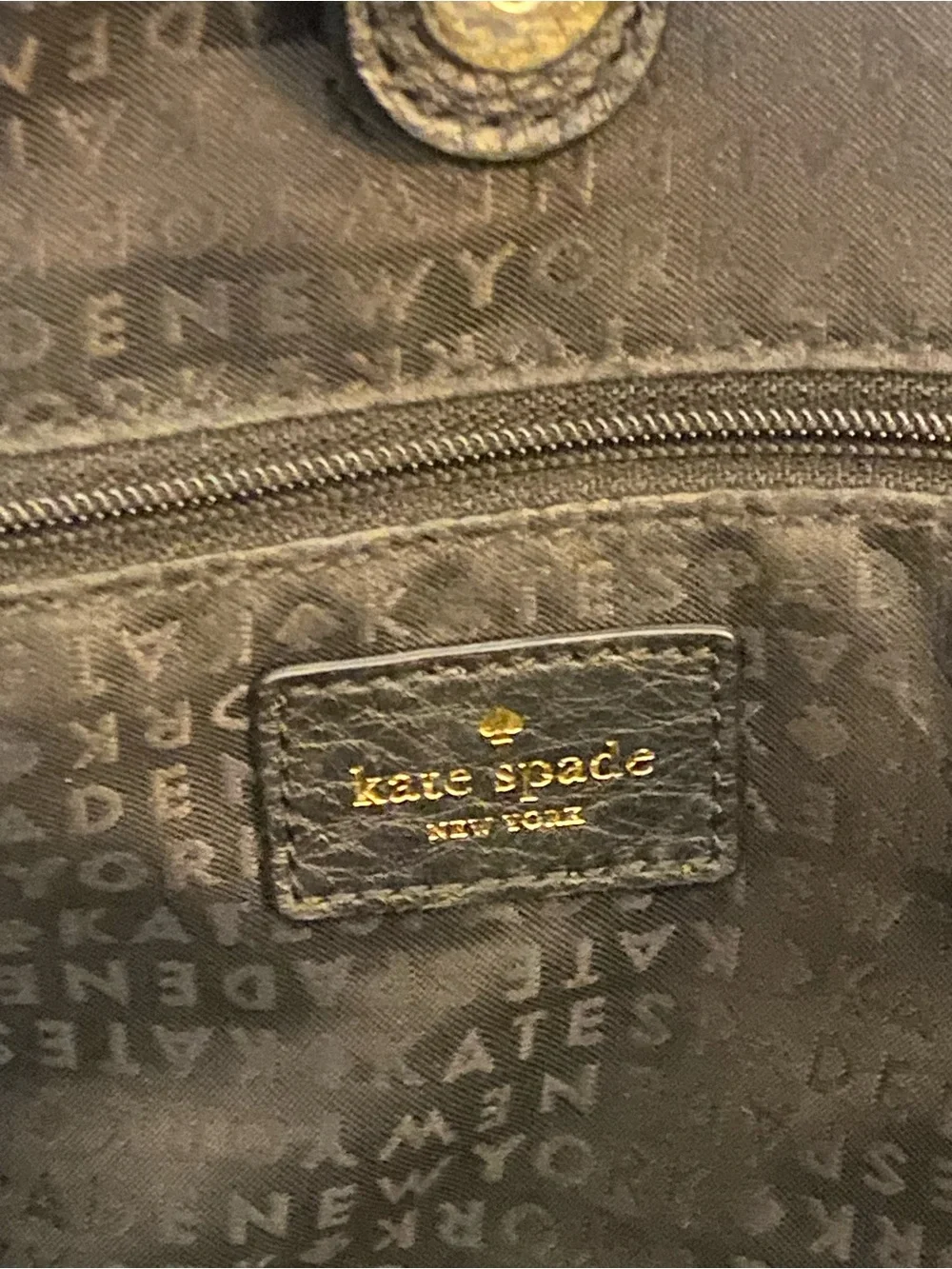 Kate Spade New York Charles Street Kensington Large Black Pebble Leather Bag
